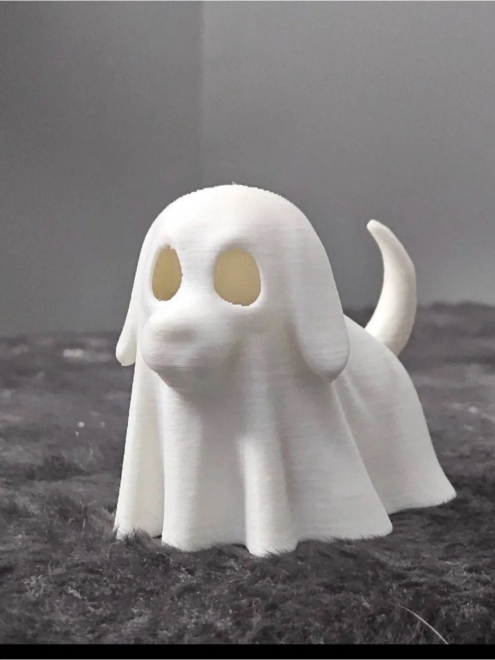 White Ghost Dog Chew Toy - Durable Pet Toy